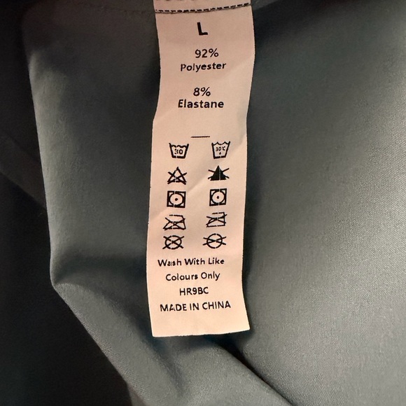 NWT Halara Womens Play It My Way T-Back Dress Stretch Sz LG Athleisure Sea Foam - Picture 8 of 8